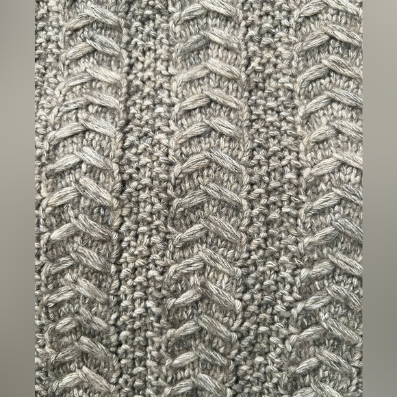 Magaschoni Cableknit Crew Neck Long Sleeve Sweater Fisherman Large - Picture 6 of 8